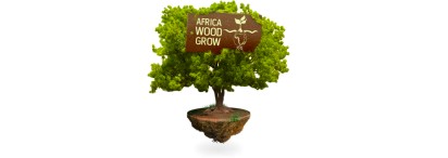 Africa wood grow logo