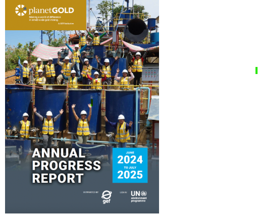 Cover page of planetGOLD annual report