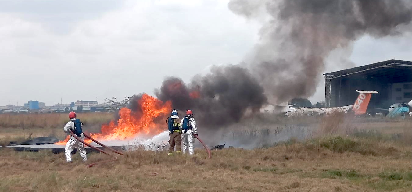 Fire drill at JKIA on 18 April 2026