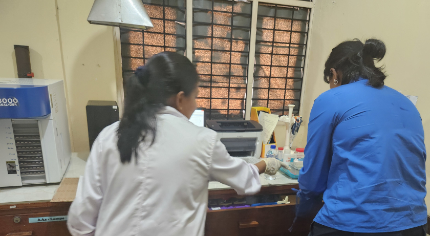 Laboratory testing of SLP products in Sri Lanka
