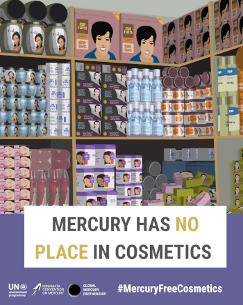 Mercury has no place in cosmetics