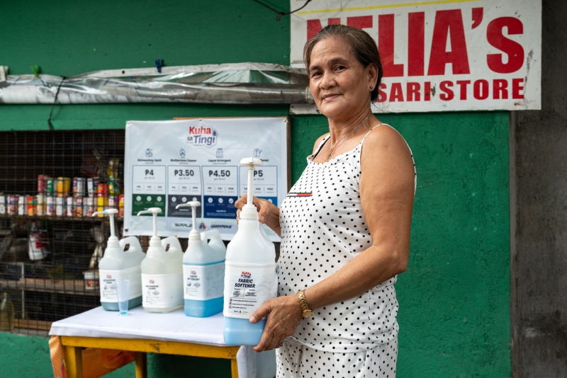 A refilling station. Credit: UNEP/Pau Villanueva 
