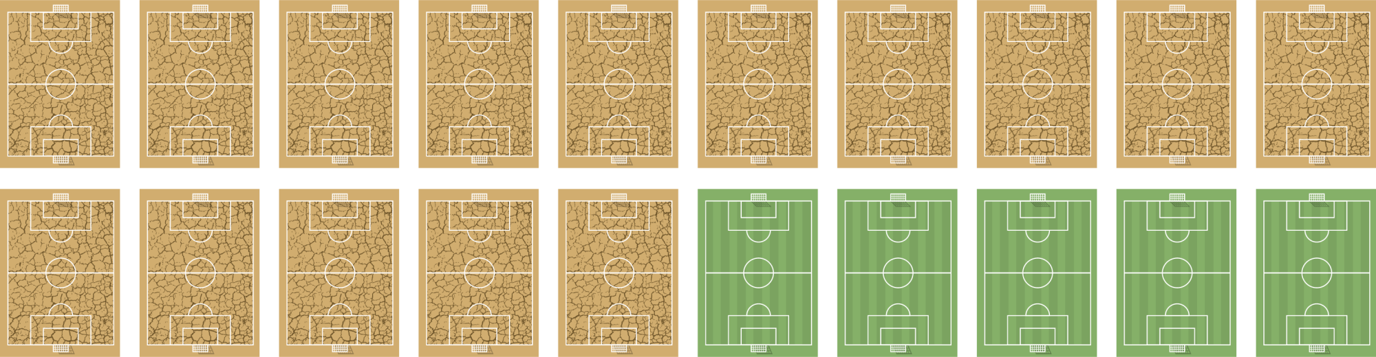 Football pitches