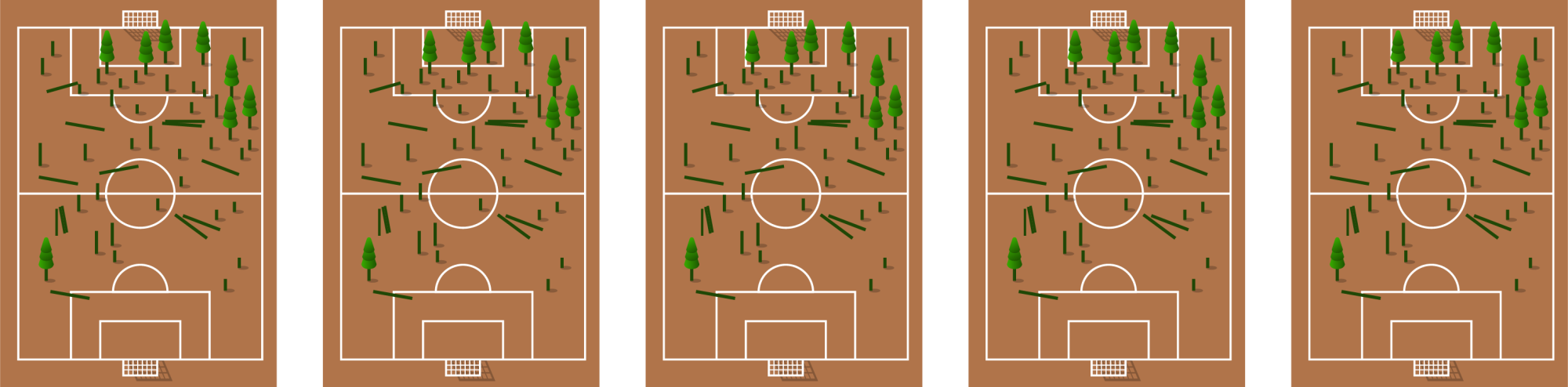 Football pitches