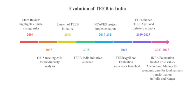 Evolution of TEEB in India