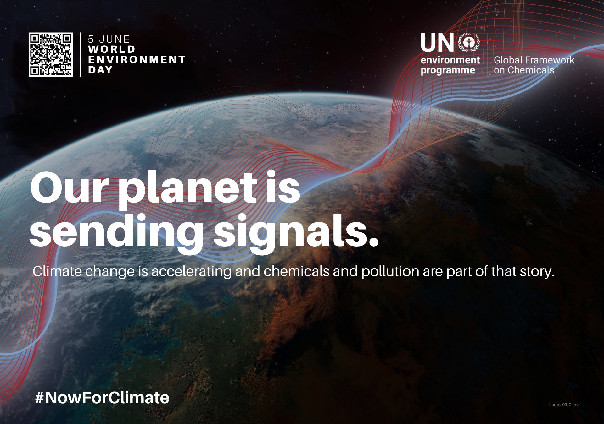 Climate change and chemicals poster