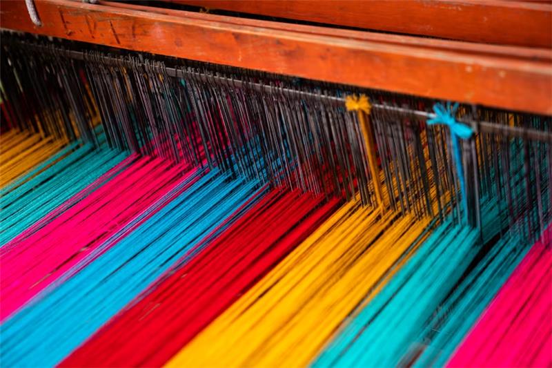 assorted-colored textiles