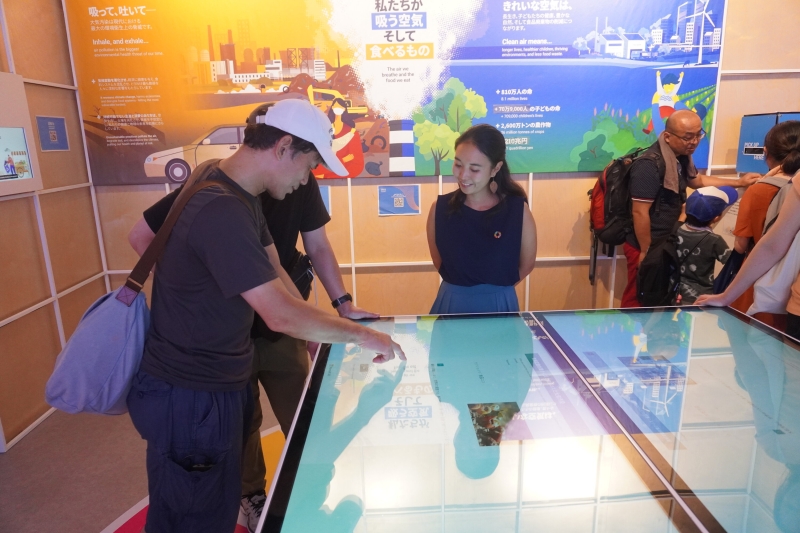 Visitors at Osaka Expo 2025