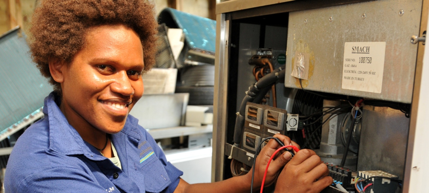 Pacific Island Women Technicians Help Protect Planetary Ozone and Climate