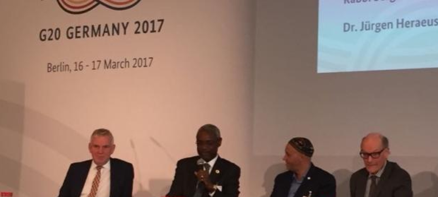 Speech delivered at G20 Opening Session on Resource Efficiency: Using resource efficiency to deliver the 2030 Agenda