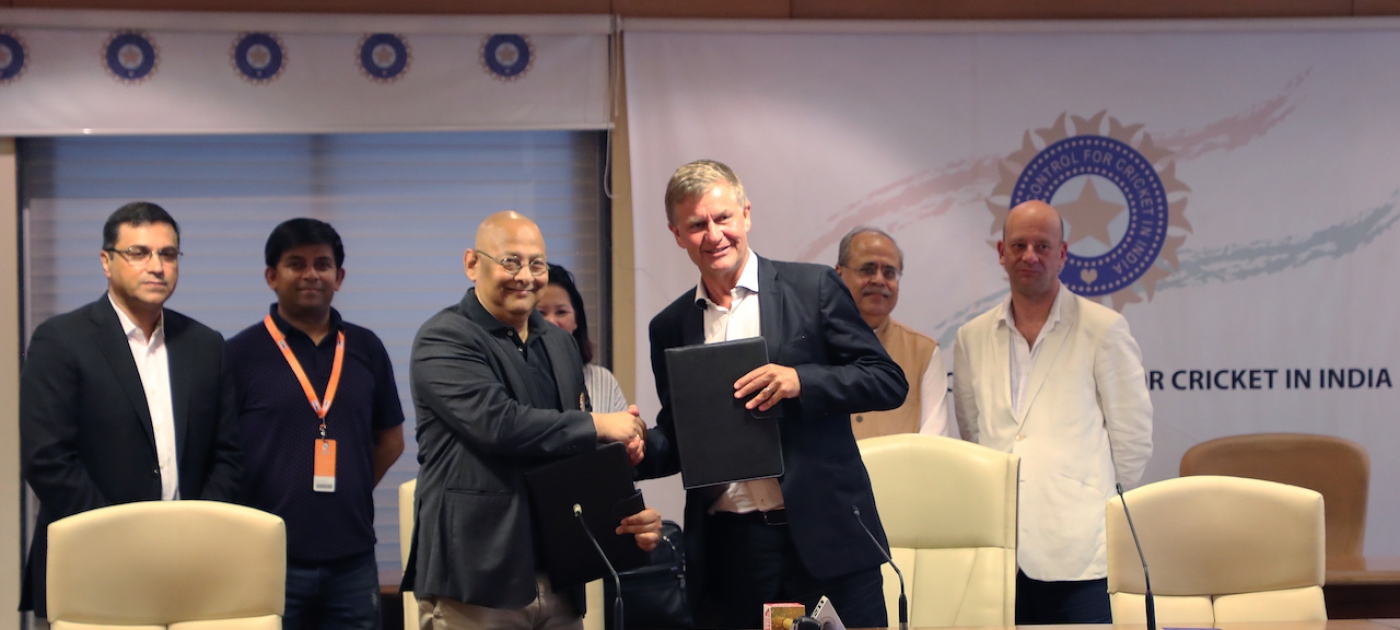 A partnership to green cricket in India