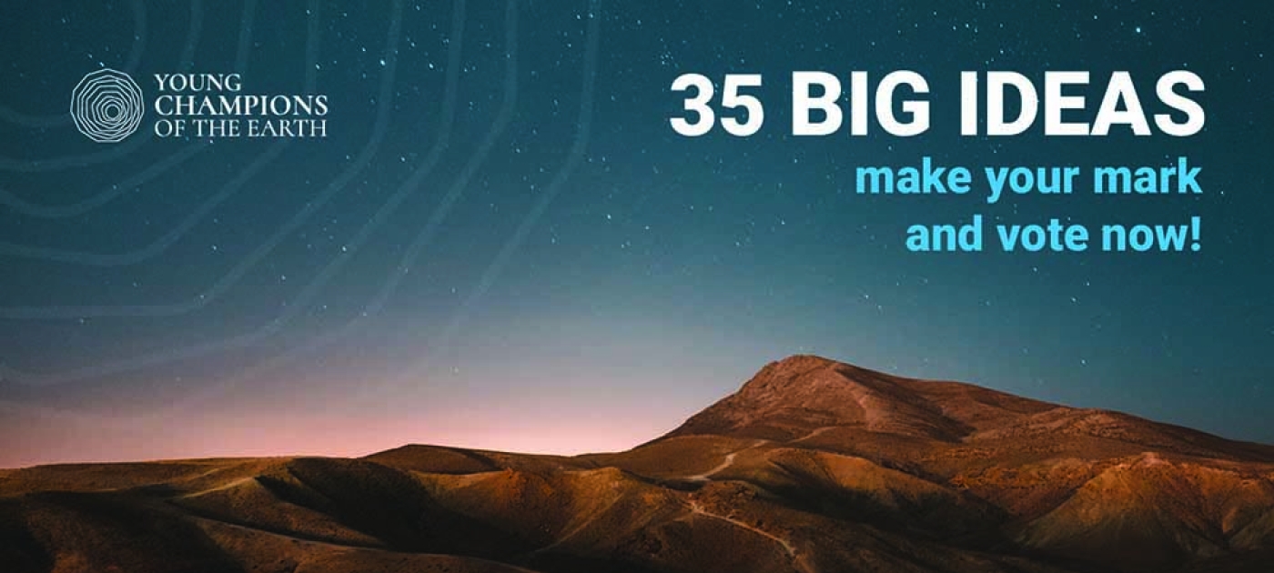 35 big ideas make it to UN Environment’s Young Champions of the Earth finals