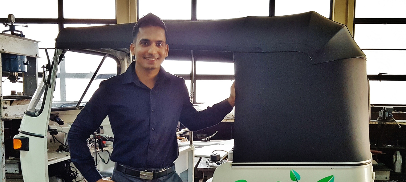 Taming the sputtering tuk tuk: Sri Lankan innovator develops affordable electric conversion kit Photo by Sasiranga De Silva