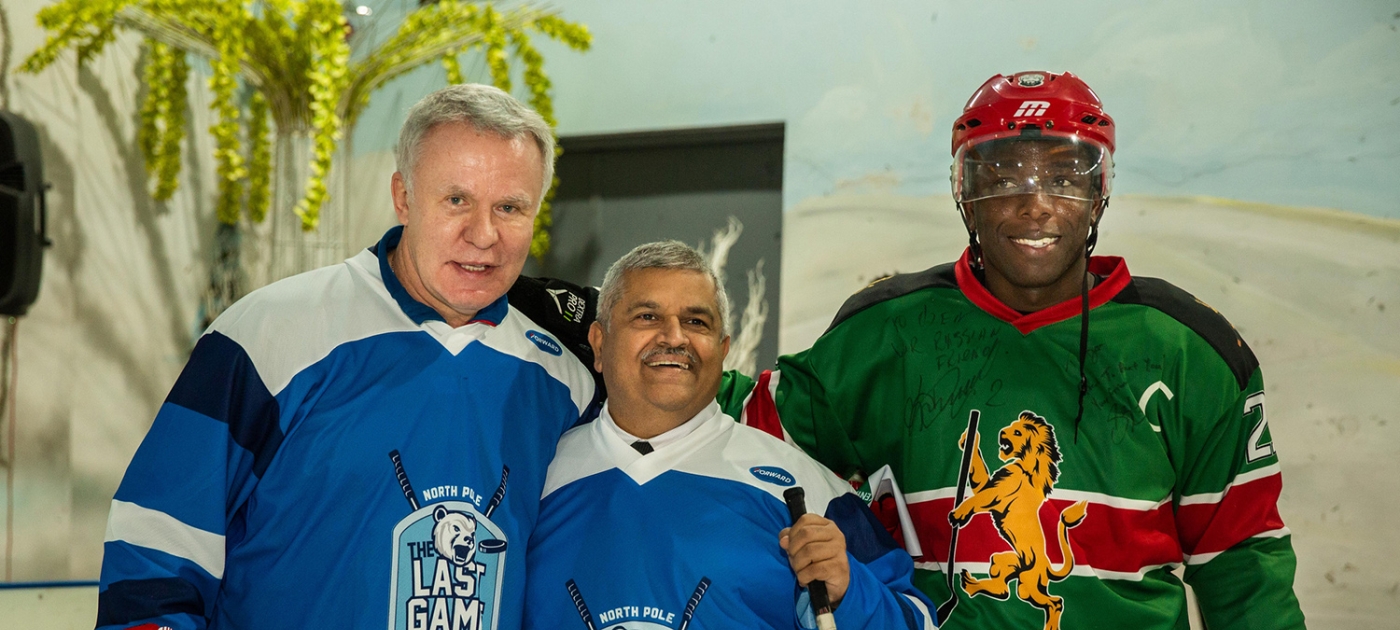 Kenyans on Ice - Hockey star plays for #ClimateAction