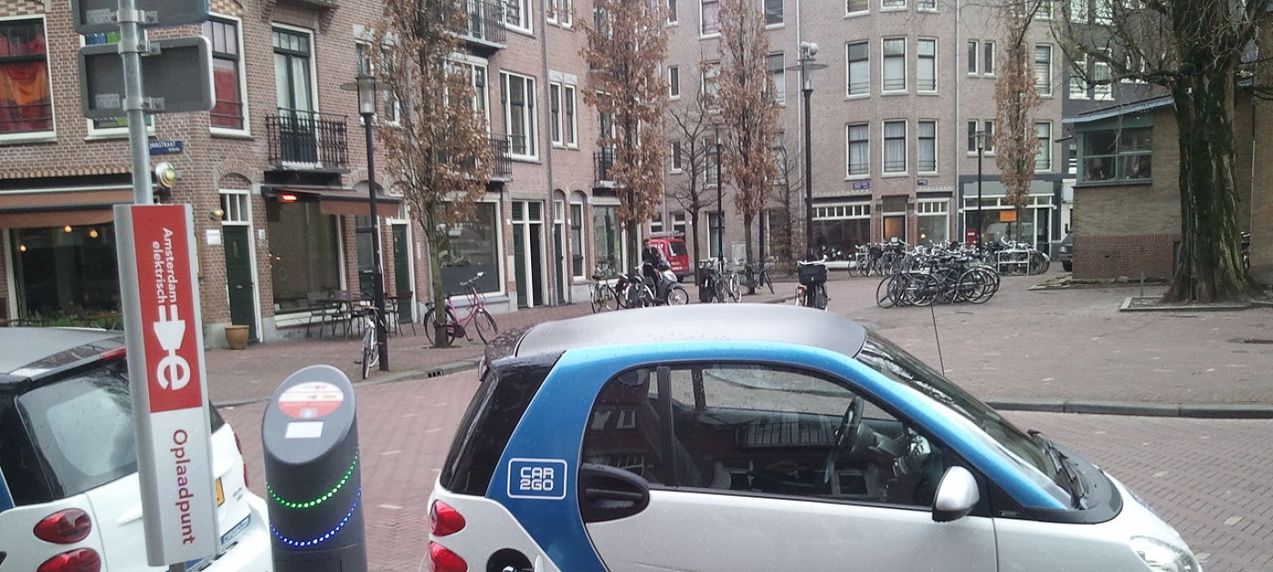 Seven ways to fix a warming planet Electric car charging, Amsterdam 2011, Ludovic Hirlimann