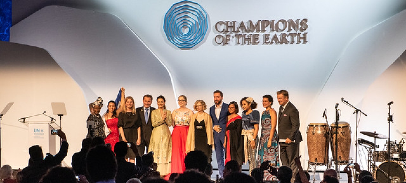 Global environmental movers and shakers receive UNEP Champions of the Earth Awards UN Environment Programme