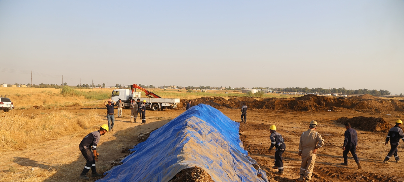 Microbes offer hope of cleaning up Iraq conflict’s pollution legacy Photo by Hassan Partow/UNEP