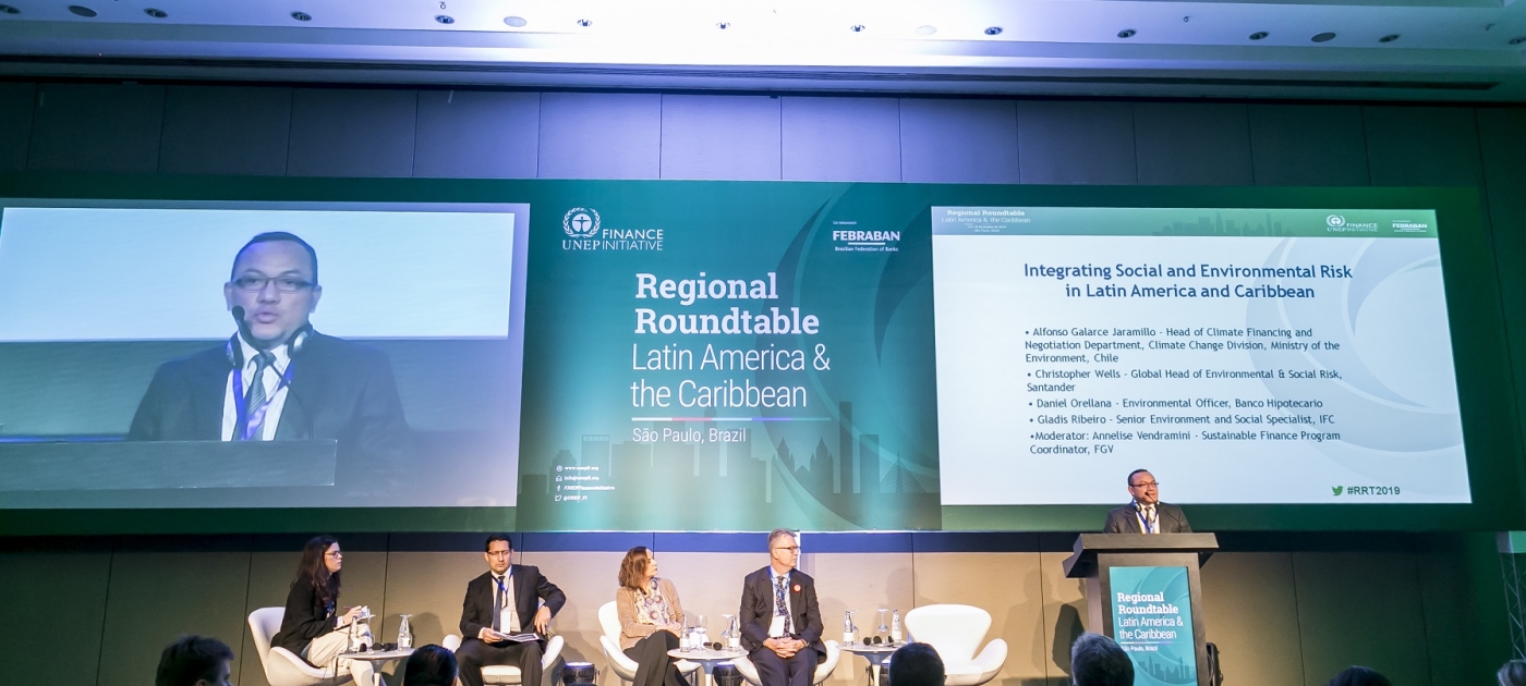 Apoio financeiro à sustentabilidade na América Latina e no Caribe é tema de evento da UNEP-FI e FEBRABAN