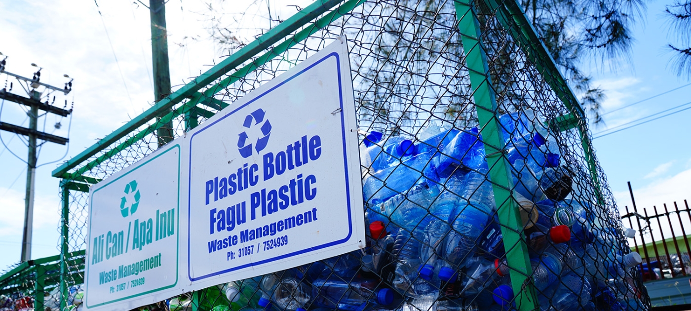 Where does waste go on a small island?