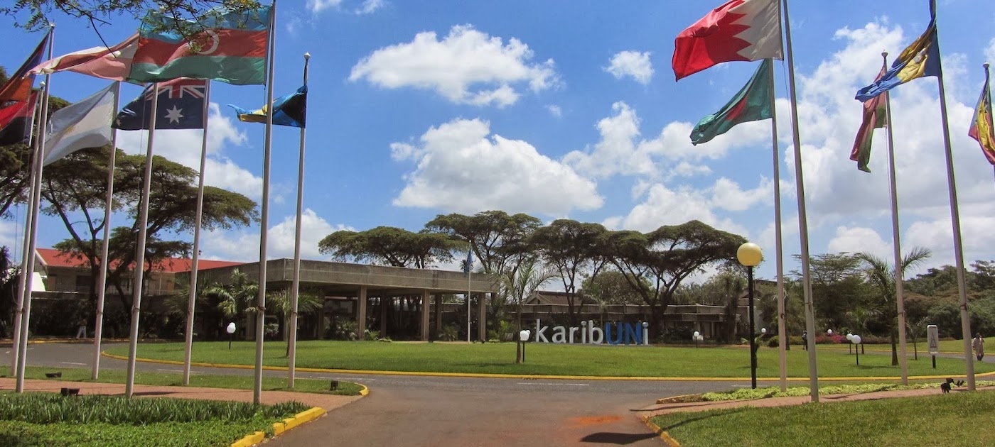 Entrance to the UN Office of Nairobi campus in Kenya