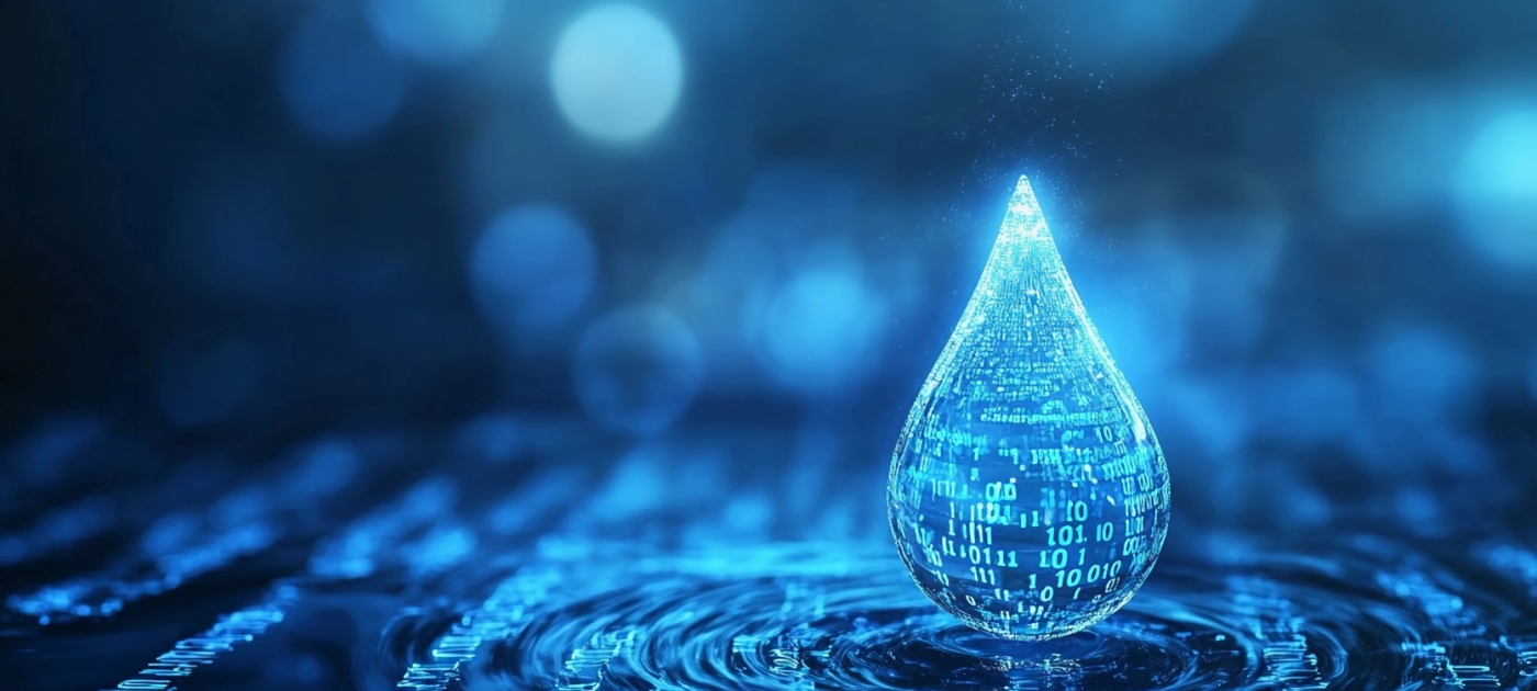 Waterdrop with data