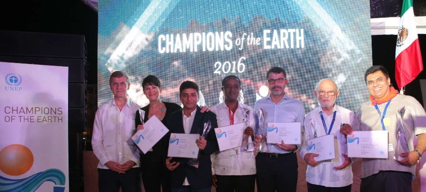 Six environmental leaders receive Champions of the Earth award - UN's top environmental prize
