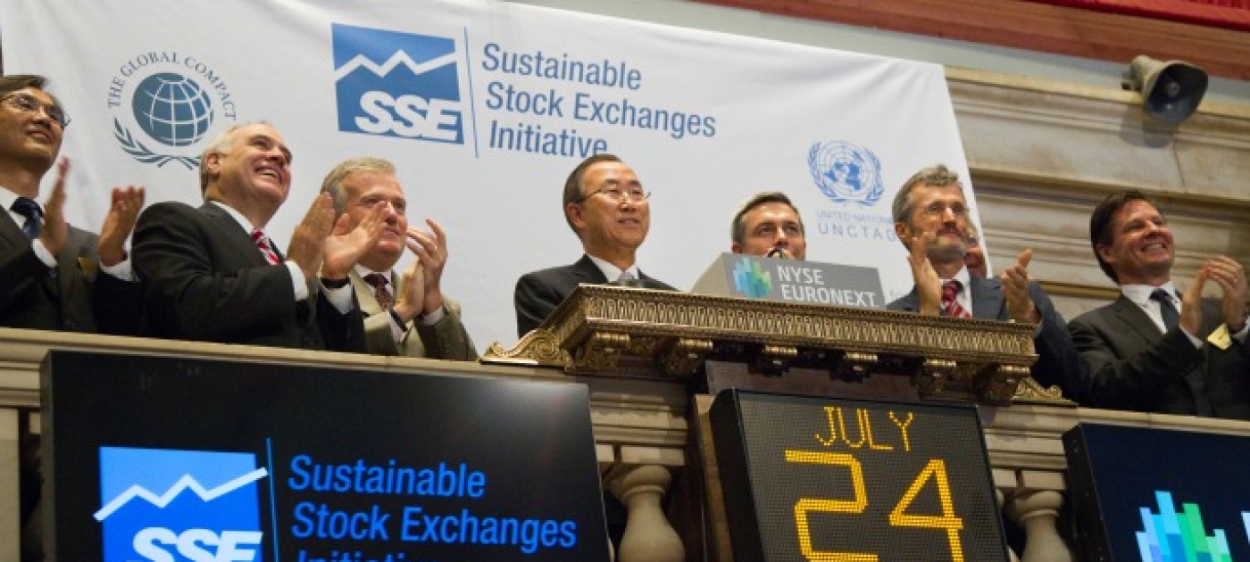 New York Stock Exchange Commits to Promoting Sustainability Among its 2,800 Listed Companies