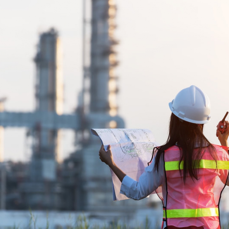 Woman Oil Platform, Credit: Shutterstock