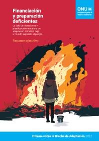 Informe sobre la brecha de adaptación portada 2023