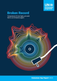Emissions Gap Report 2023 report cover