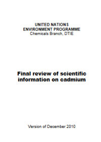 Final review of scientific information on cadmium