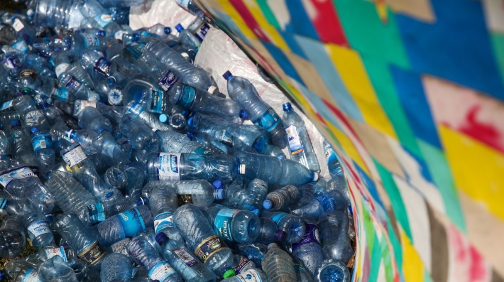 plastic bottles