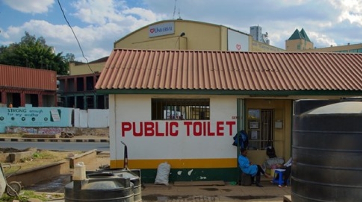 public toilet in Nairobi