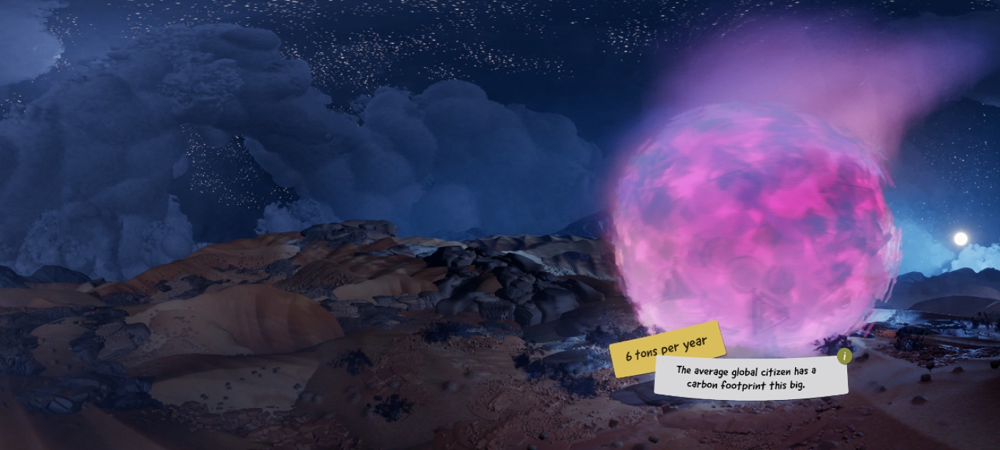 Experience your carbon footprint in VR