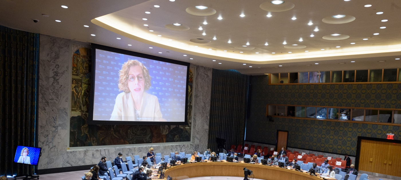Briefing to the Security Council on Yemen Photo by UN