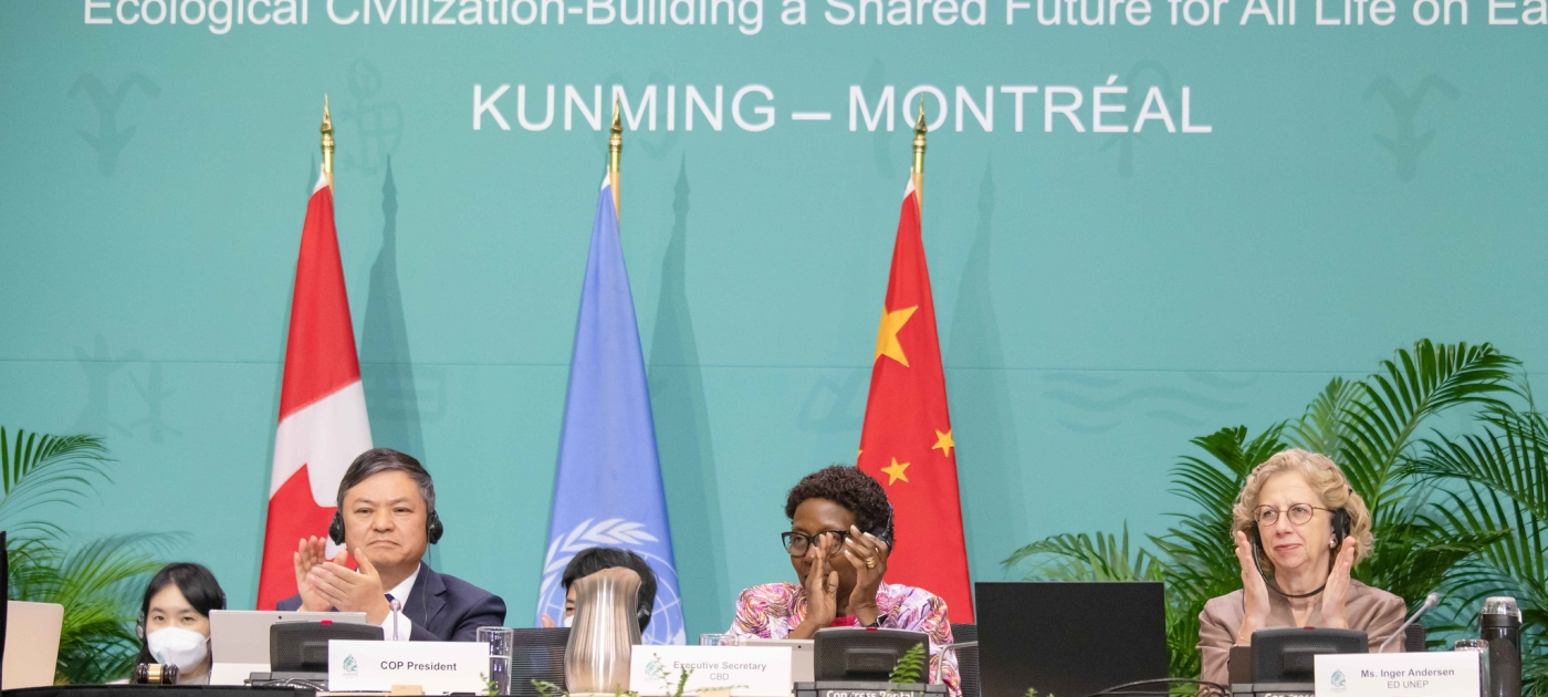 Adoption of the “Kunming-Montreal Global Biodiversity Framework” (GBF) Photo: UNEP