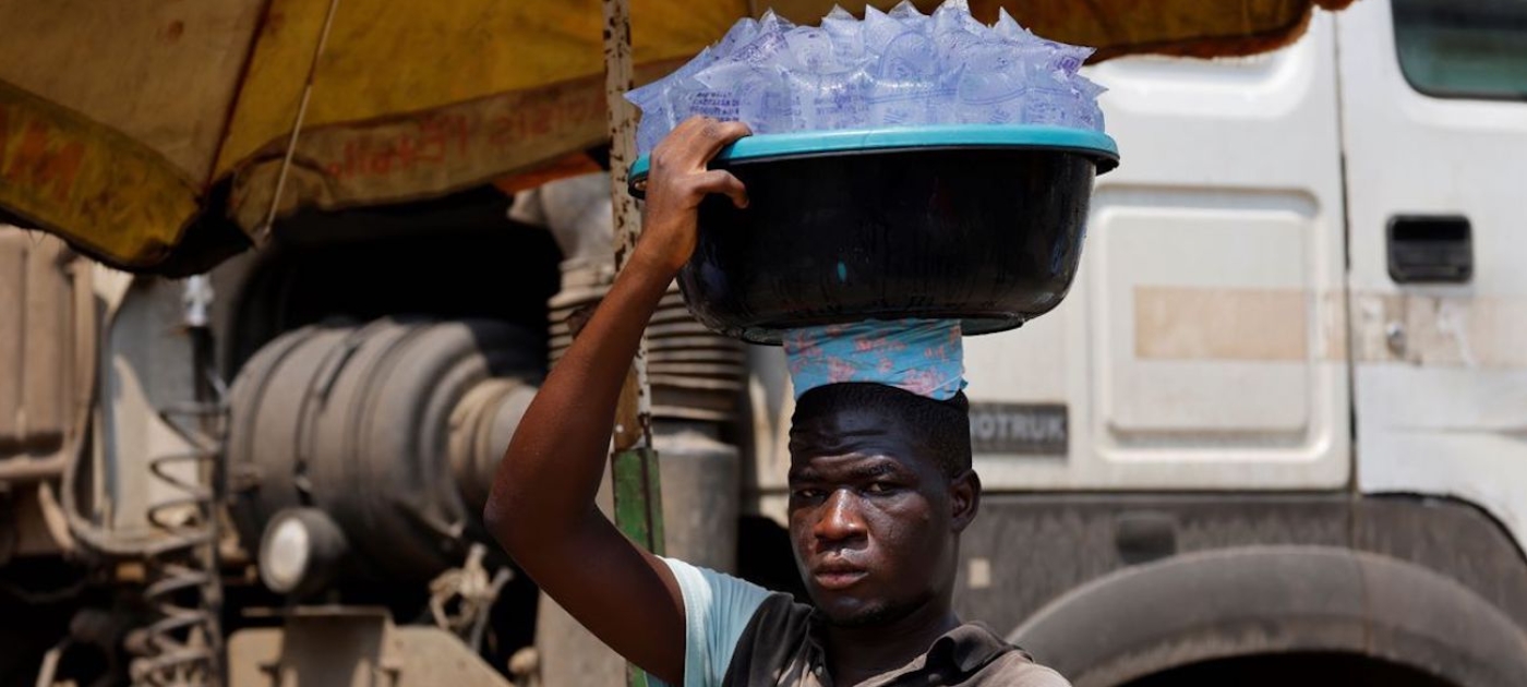 The rarely told story of the widely used water sachets Photo: AFP/Ludovic Marin