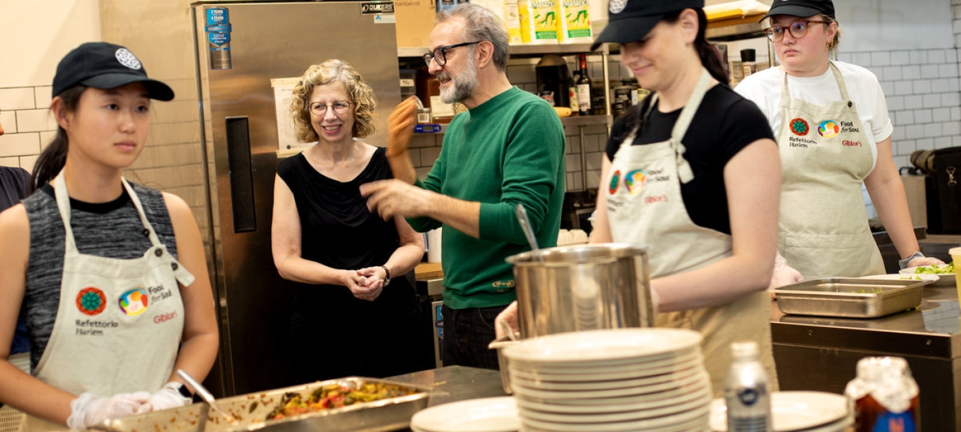 Amid crisis in food waste, celebrity chef Massimo Bottura gives produce a second life Photo: UNEP