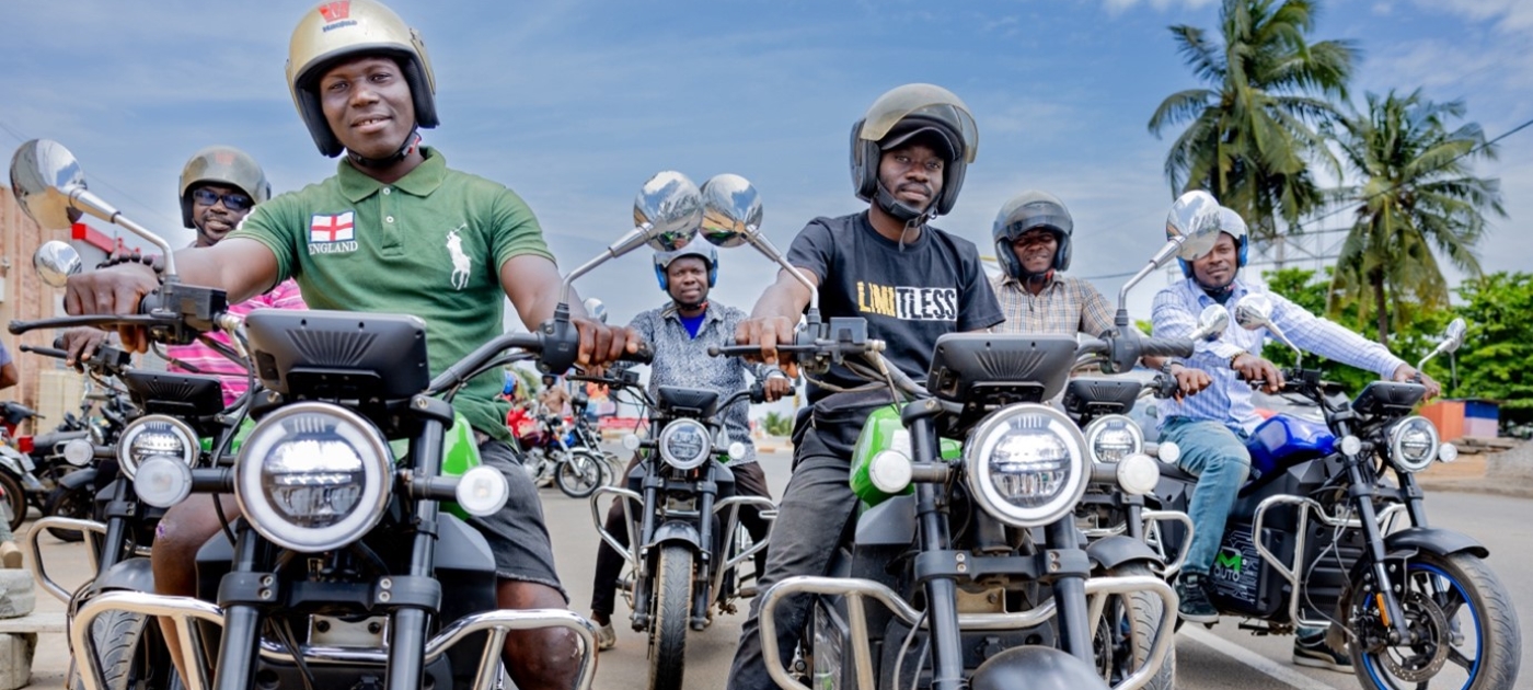 Clean energy powers a silent revolution on Togo’s roads Photo by UNEP/Artan Jama