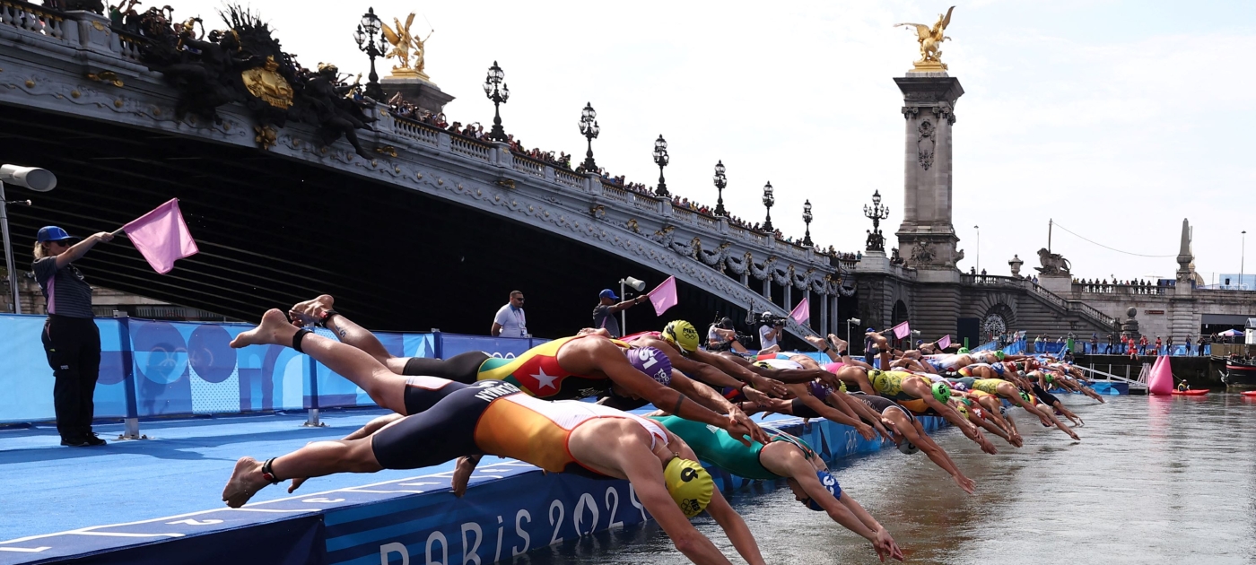 As swimmers return to the Seine, experts see hope for other long-polluted rivers Credit: AFP/Anne Christine Poujoulat