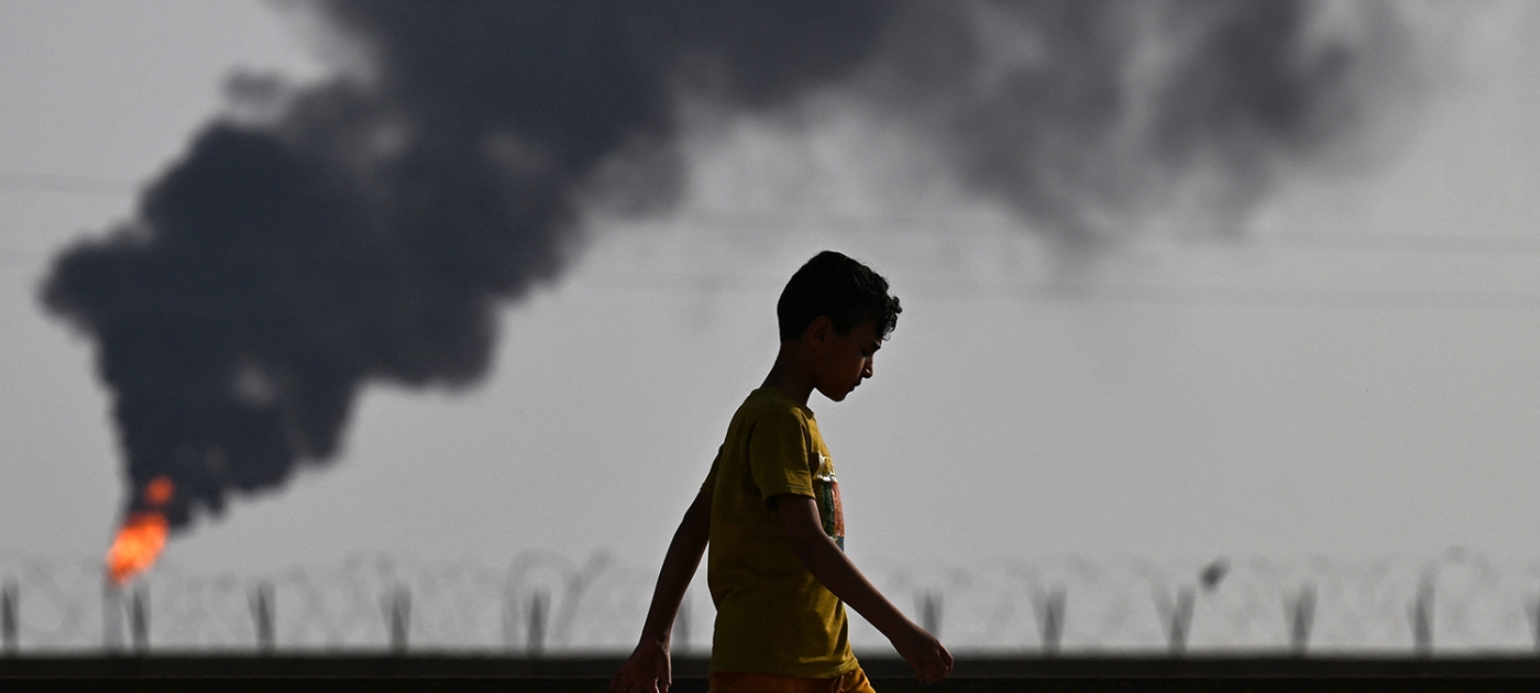 Technology helping reduce methane emissions, but more action needed Photo by AFP/Hussein Faleh