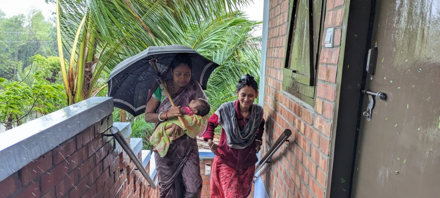 In Bangladesh, brick houses provide shelter from the storms Photo by BRAC/Fahad Kaizer