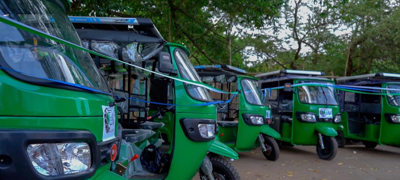 Sierra Leone electrifies three-wheelers to counter rising fuel prices, air pollution and climate change Photo by NEEV Salone