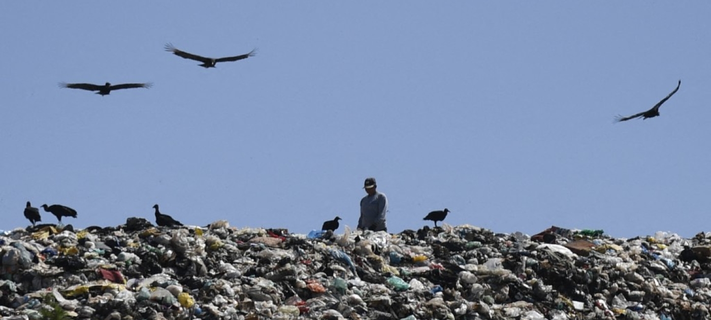 Amid efforts to end plastic pollution, millions of waste pickers become a focus Photo by Anadolu via AFP/Mateus Bonomi
