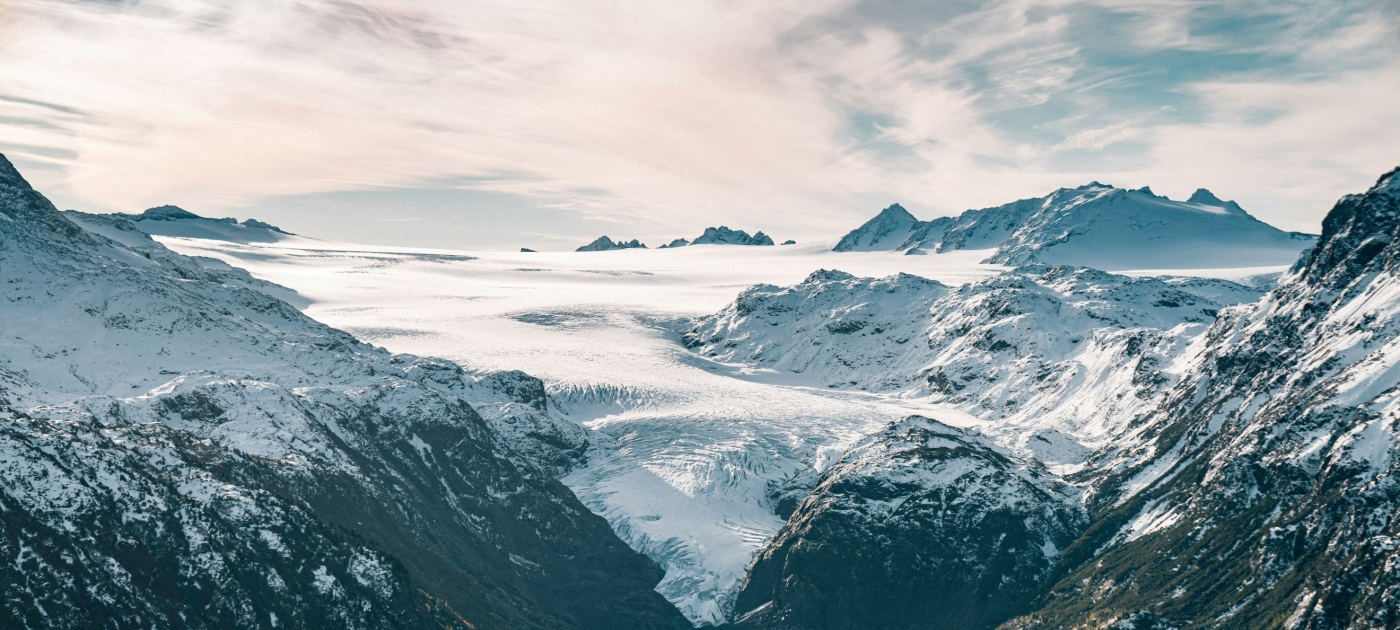 What are glaciers? Credit: Unsplash/Jerad Hill