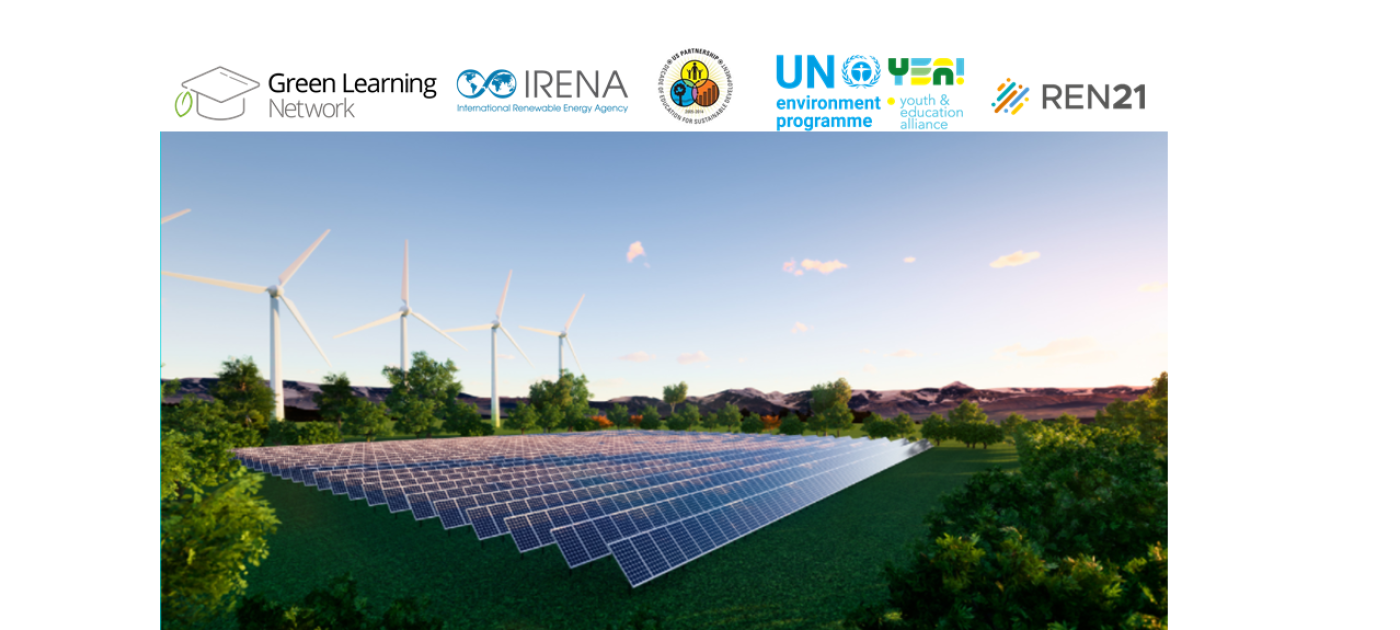 partners logo and image of solar panels