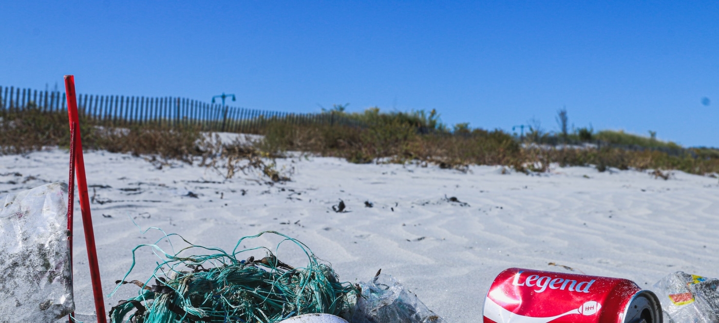 Some garbage found during a quick beach cleanup in Massachusetts. This is just a snapshot of all the plastic debris we found littered across a half mile stretch of coastline.