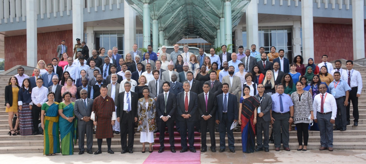 Meeting Delegates in Colombo, Sri Lanka