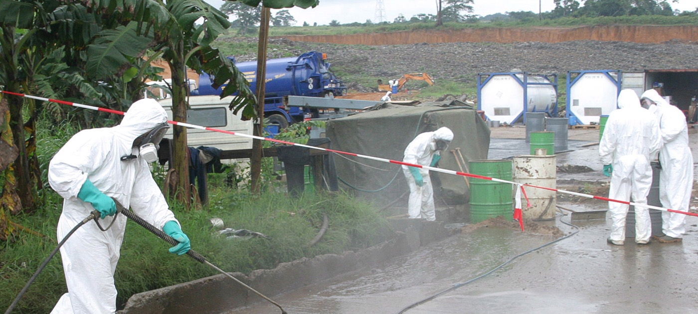 chemical cleanup