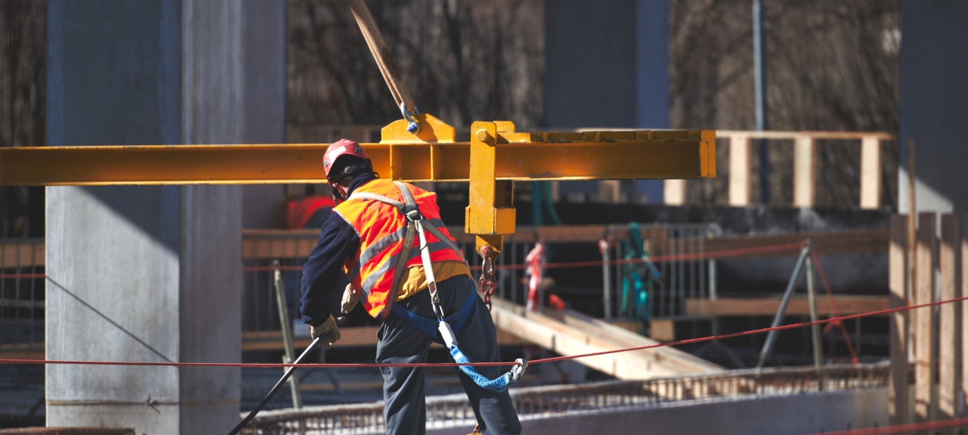 Construction site worker